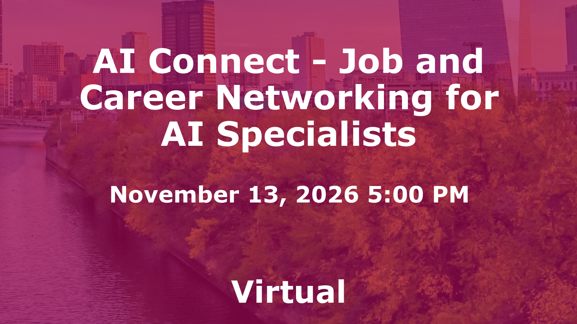 AI Connect - Job and Career Networking for AI Specialists event image